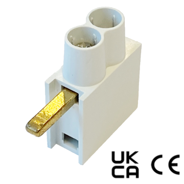 Schotman Elektro B.V. - SEP DTH - 2x10mm2 aansluitklem, grijs, pin