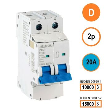 Schotman Elektro B.V. - SEP INS1-2D20 - 10/15kA