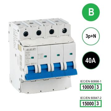 Schotman Elektro B.V. - SEP INS1-3NB40 - 10/15kA