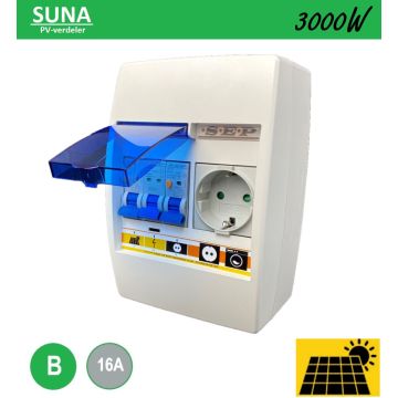 SEP PV cabinet SUNA 3000W - INS B16 - 1xWCD
