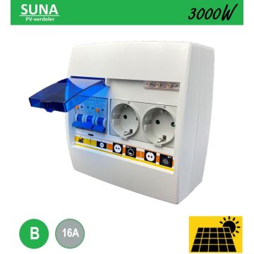SEP PV cabinet SUNA 3000W - INS B16 - 2xWCD