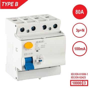 Schotman Elektro B.V. - SEP RCD1-4B-08010 - aardlekschakelaar 4p