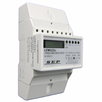 SEP LEM022SL KWH-meter 3f indirect 5A + puls (4mod)