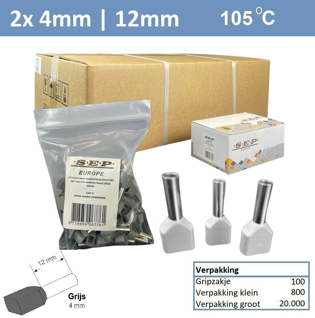 Schotman Elektro B.V. - SEP CIHT 4mm - twin adereindhuls