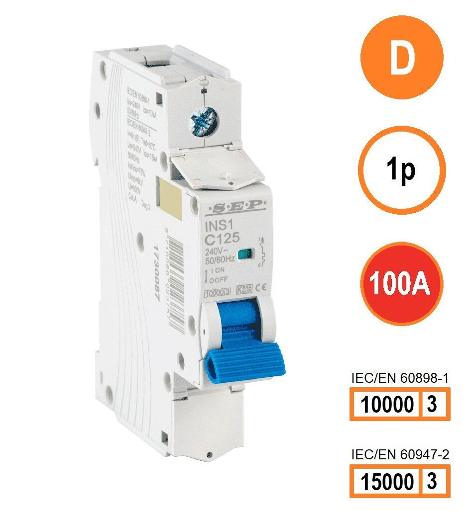 Schotman Elektro B.V. - SEP INS1-1D100 - 10/15kA