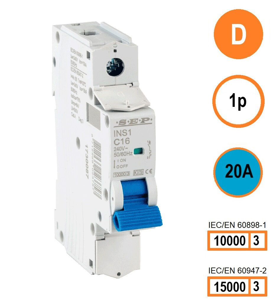 Schotman Elektro B.V. - SEP INS1-1D20 - 10/15kA