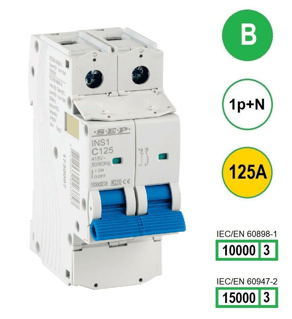 Schotman Elektro B.V. - SEP INS1-1NB125 - 10/15kA