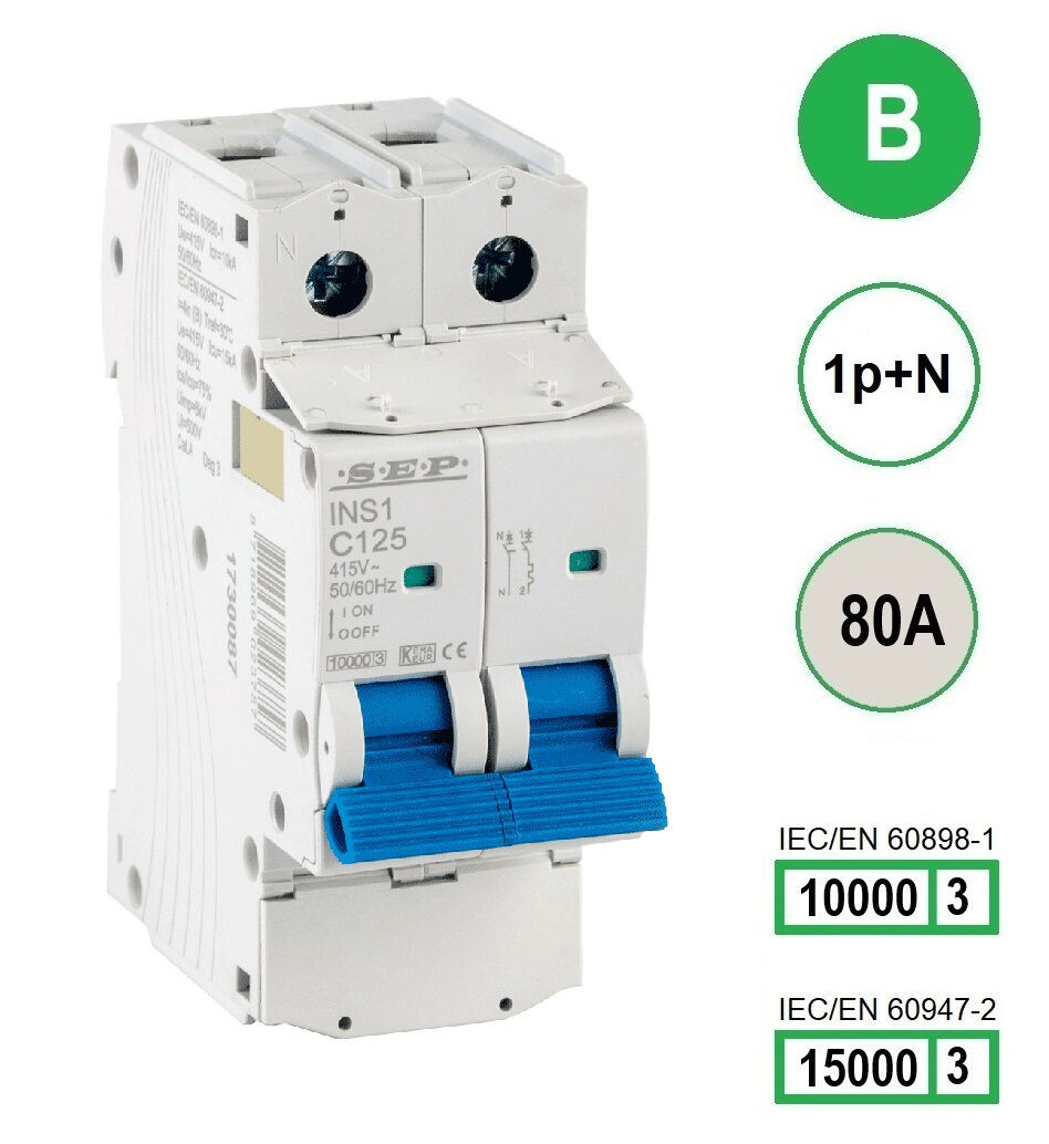 Schotman Elektro B.V. - SEP INS1-1NB80 - 10/15kA