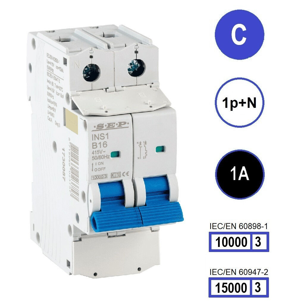 Schotman Elektro B.V. - SEP INS1-1NC01 - 10/15kA