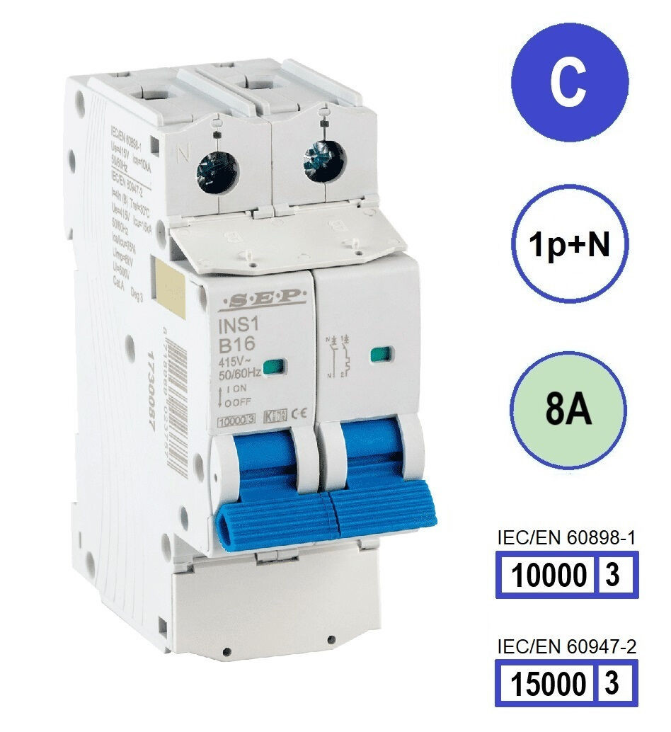 Schotman Elektro B.V. - SEP INS1-1NC08 - 10/15kA
