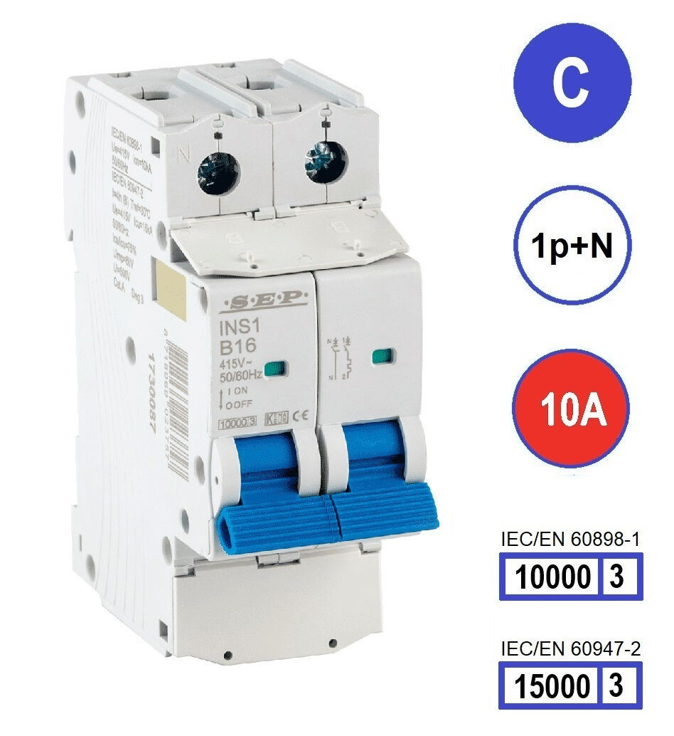Schotman Elektro B.V. - SEP INS1-1NC10 - 10/15kA