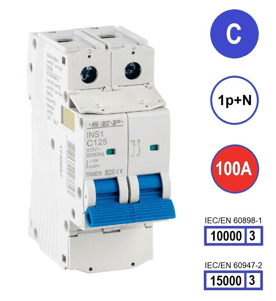 Schotman Elektro B.V. - SEP INS1-1NC100 - 10/15kA