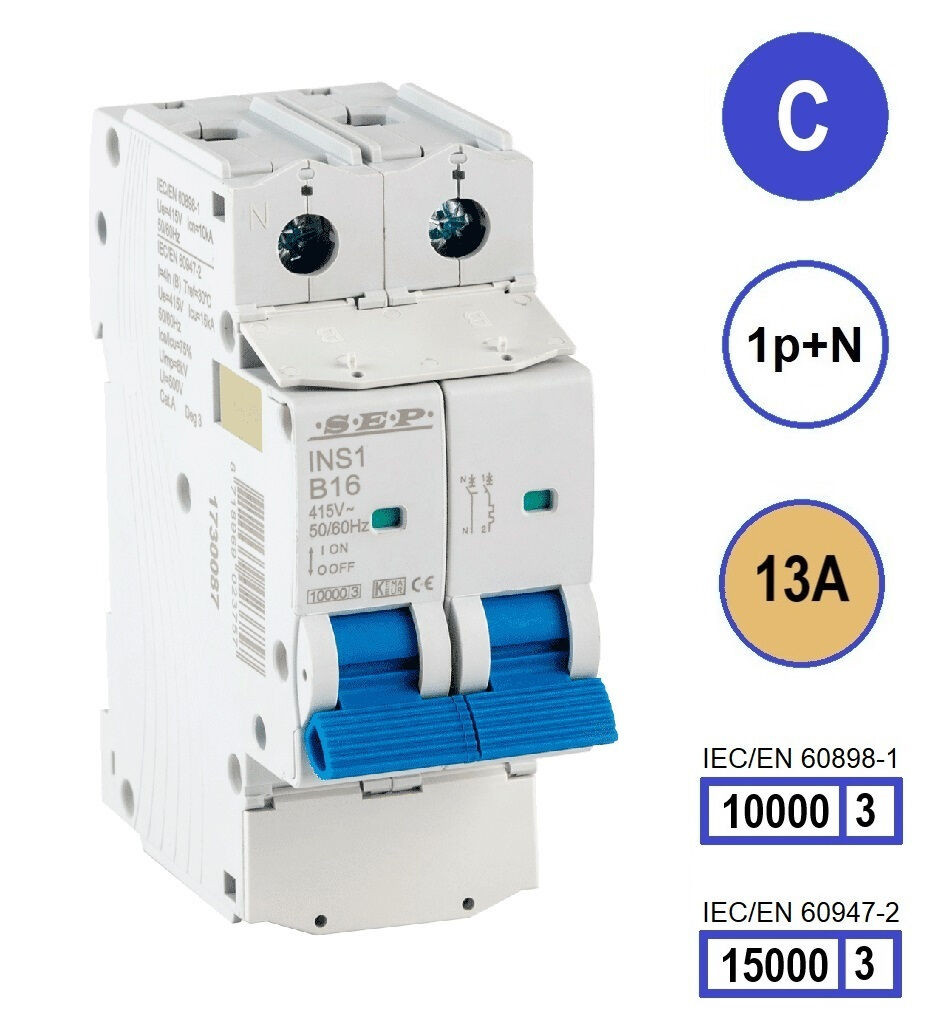 Schotman Elektro B.V. - SEP INS1-1NC13 - 10/15kA