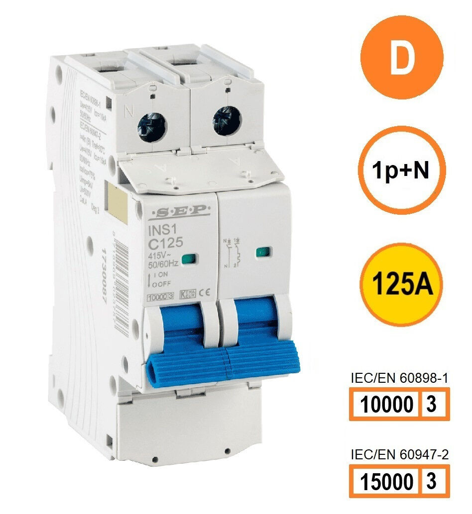 Schotman Elektro B.V. - SEP INS1-1ND125 - 10/15kA