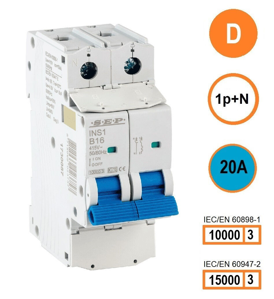 Schotman Elektro B.V. - SEP INS1-1ND20 - 10/15kA