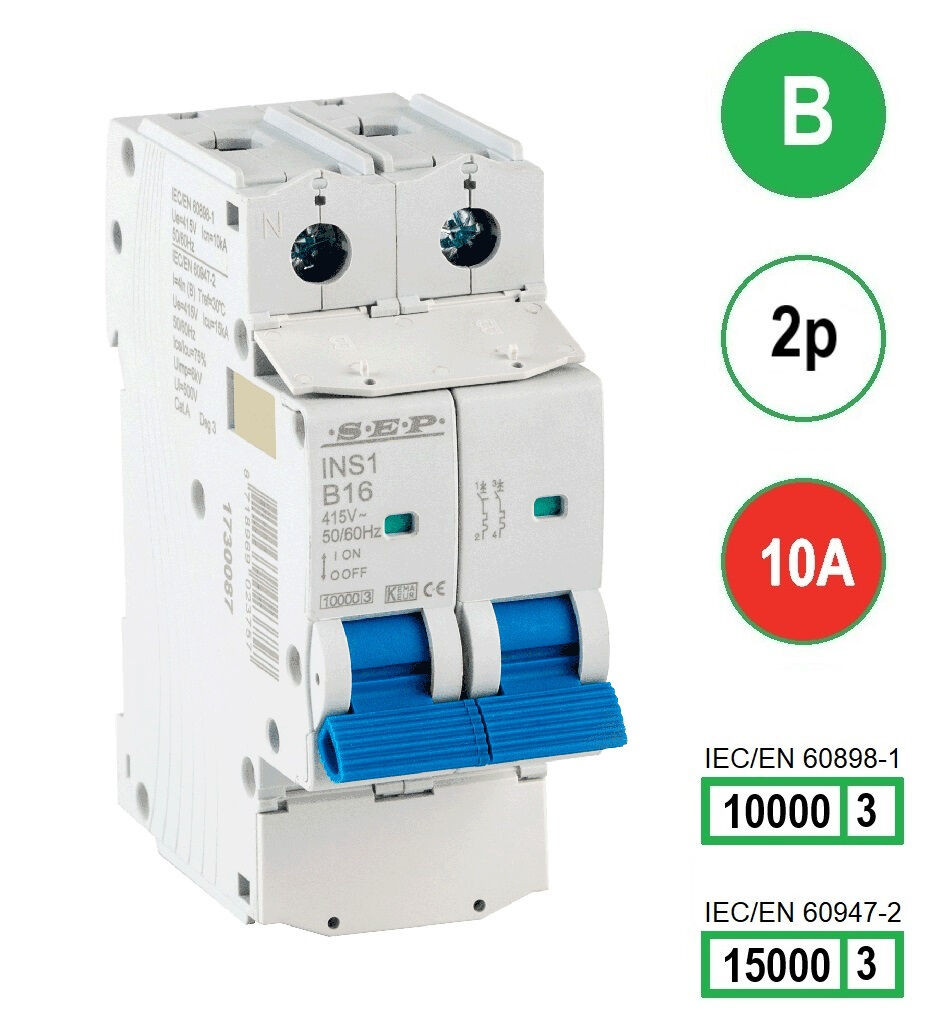 Schotman Elektro B.V. - SEP INS1-2B10 - 10/15kA