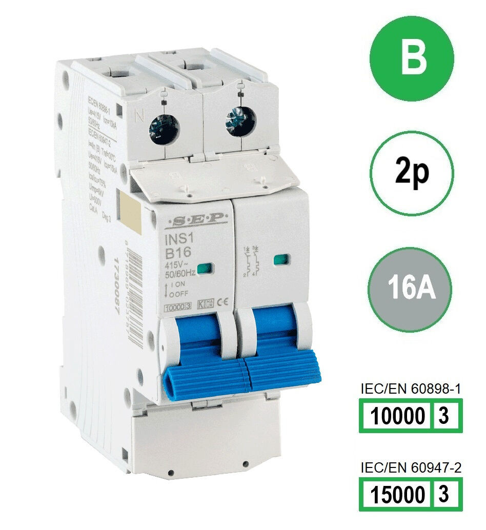 Schotman Elektro B.V. - SEP INS1-2B16 - 10/15kA