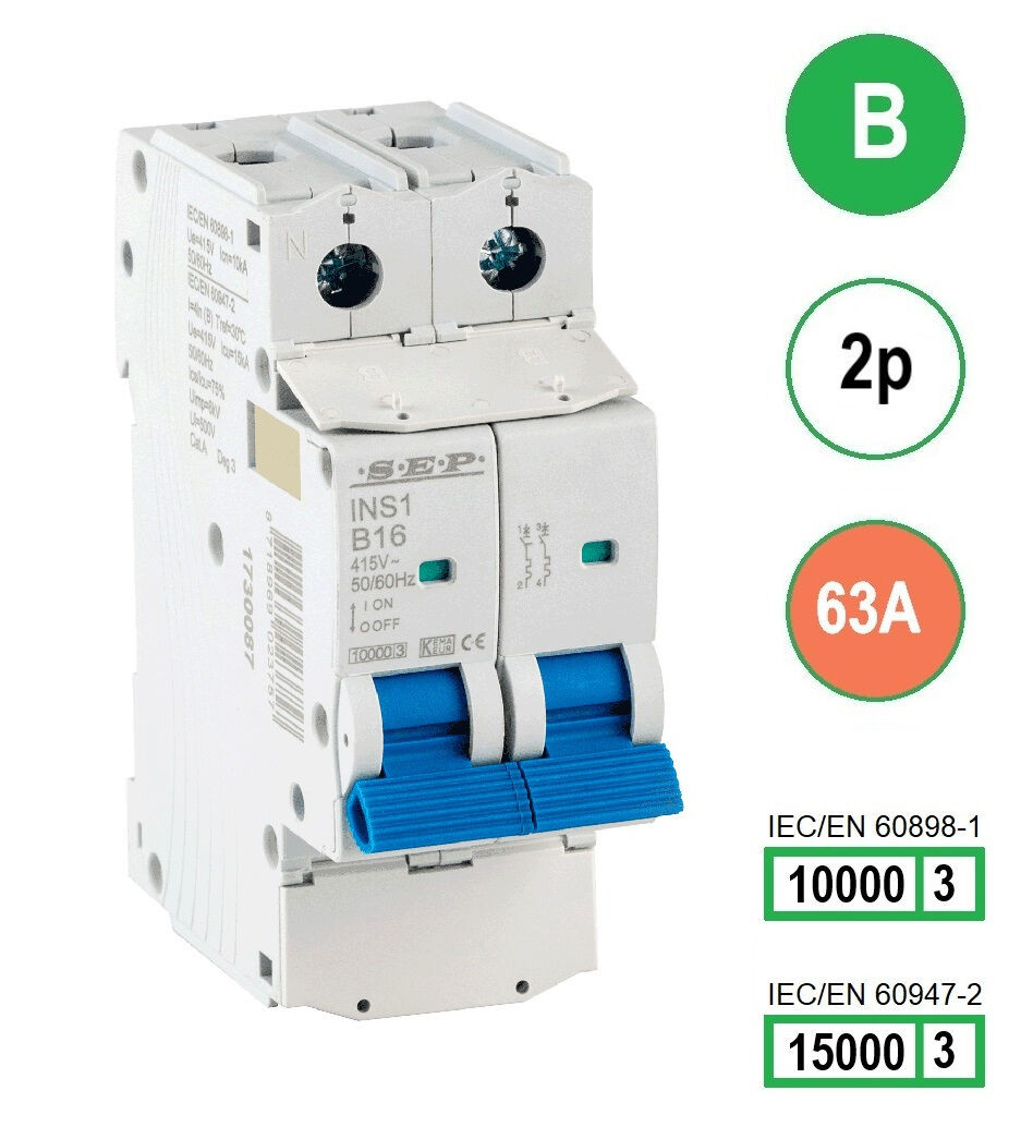 Schotman Elektro B.V. - SEP INS1-2B63 - 10/15kA