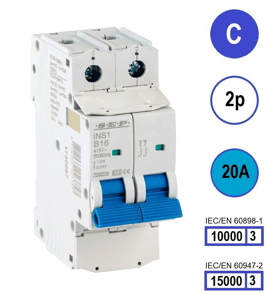 Schotman Elektro B.V. - SEP INS1-2C20 - 10/15kA
