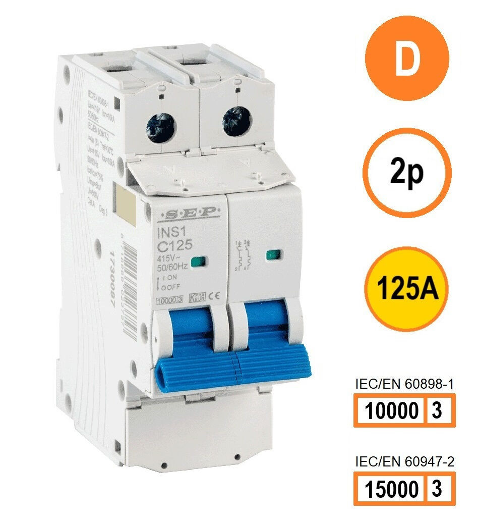 Schotman Elektro B.V. - SEP INS1-2D125 - 10/15kA
