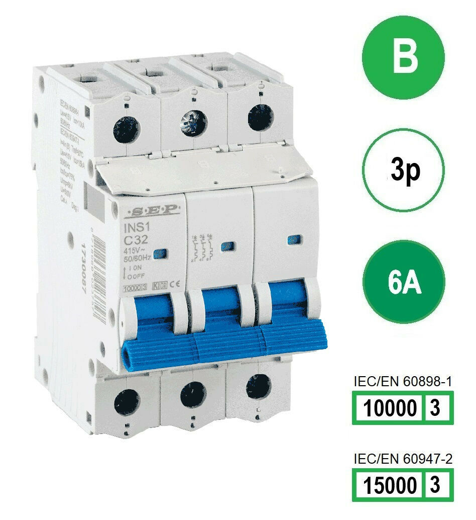 Schotman Elektro B.V. - SEP INS1-3B06 - 10/15kA