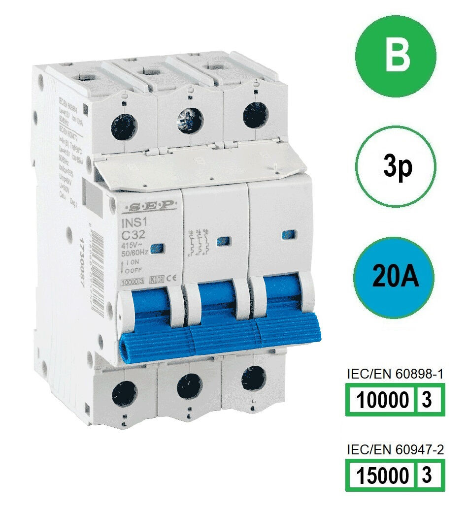 Schotman Elektro B.V. - SEP INS1-3B20 - 10/15kA