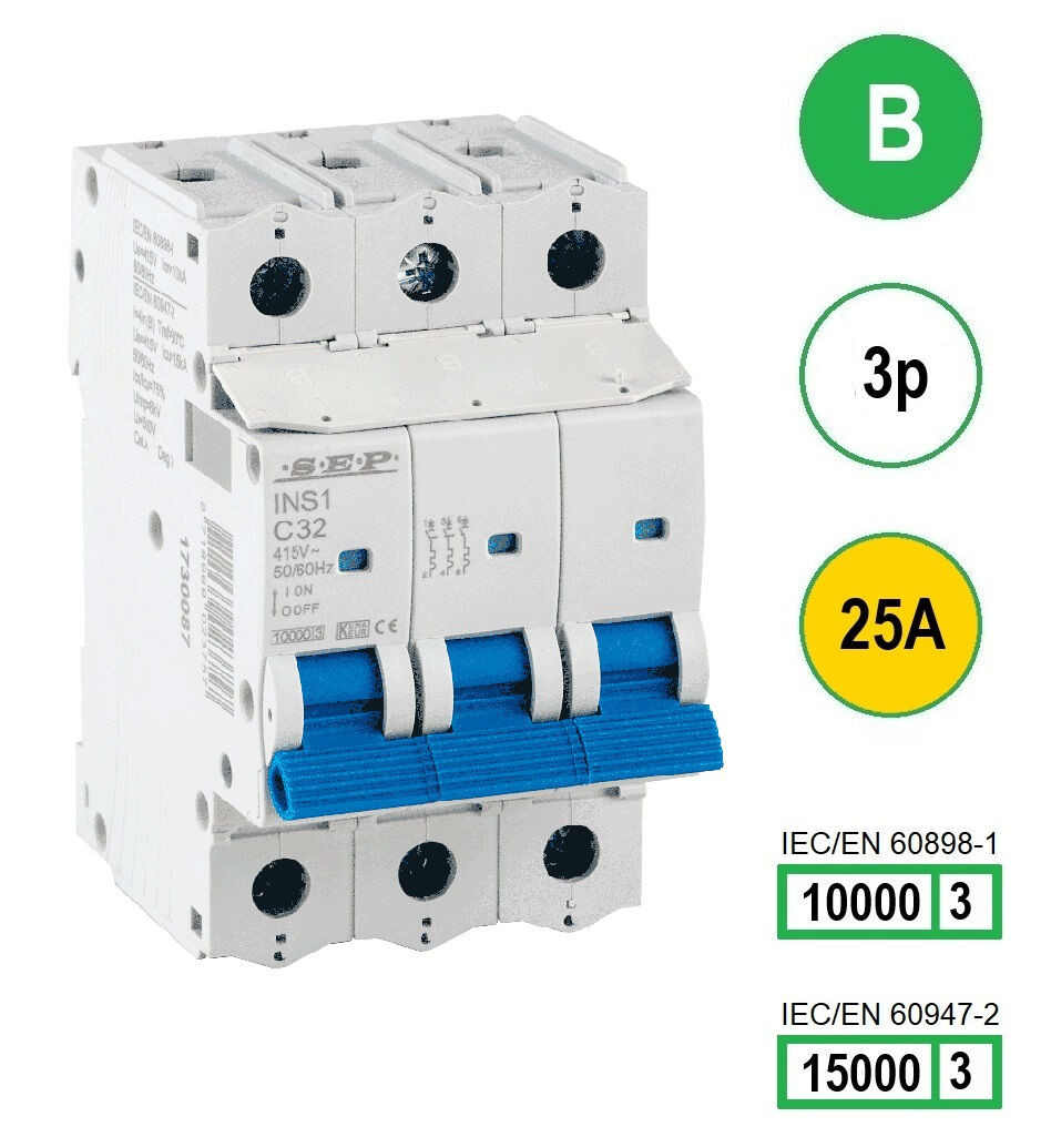 Schotman Elektro B.V. - SEP INS1-3B25 - 10/15kA