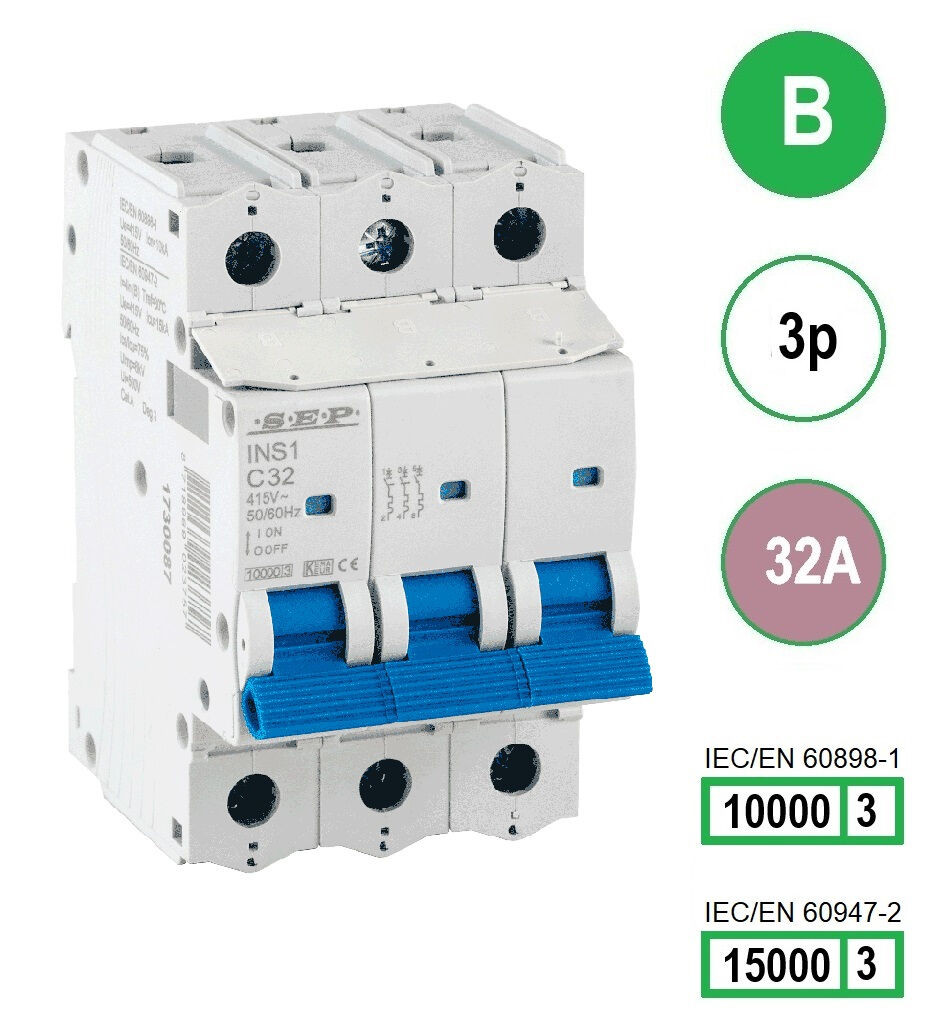 Schotman Elektro B.V. - SEP INS1-3B32 - 10/15kA
