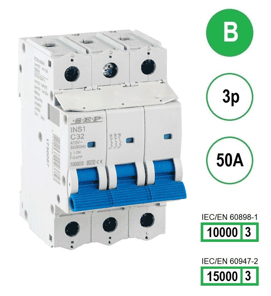 Schotman Elektro B.V. - SEP INS1-3B50 - 10/15kA