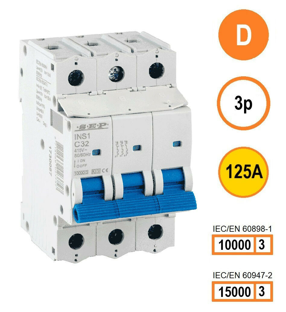 Schotman Elektro B.V. - SEP INS1-3D125 - 10/15kA