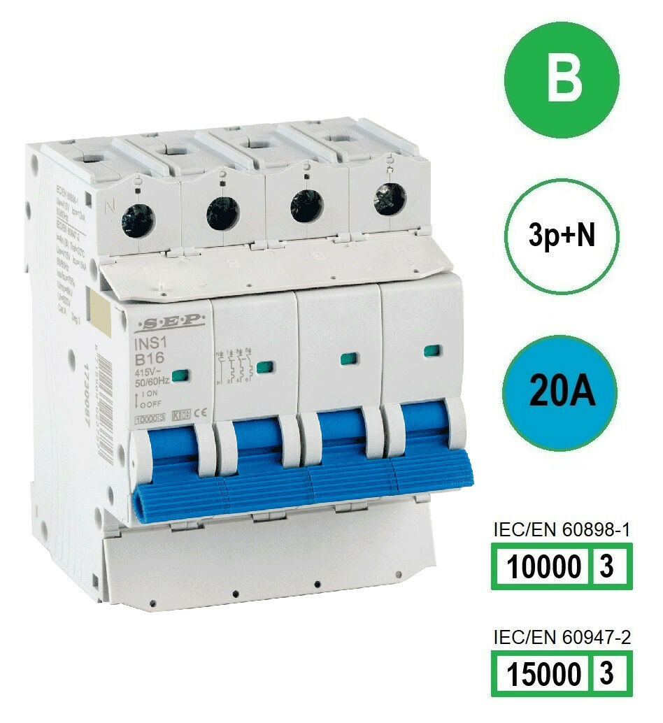 Schotman Elektro B.V. - SEP INS1-3NB20 - 10/15kA