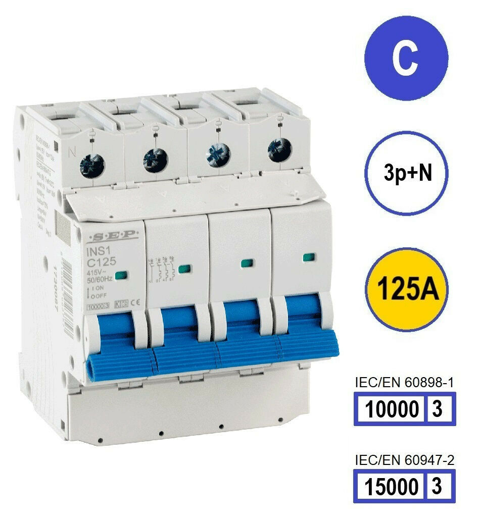 Schotman Elektro B.V. - SEP INS1-3NC125 - 10/15kA