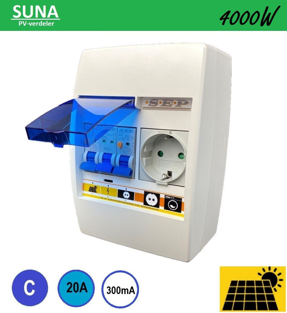 Schotman Elektro - SEP SUNA 4000W PV-verdeler
