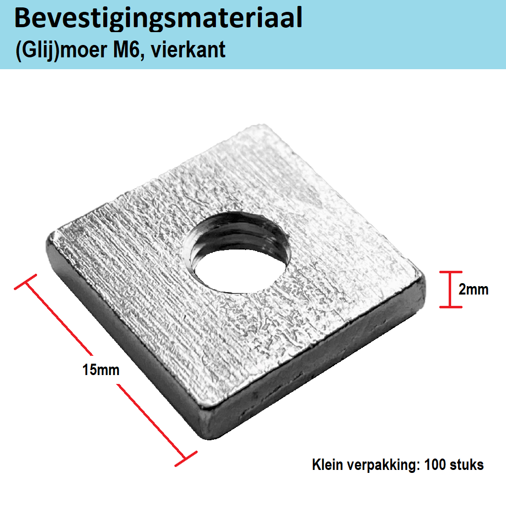 Schotman Elektro B.V. - SEP BGL-1M6 glijmoer schuifmoer M6