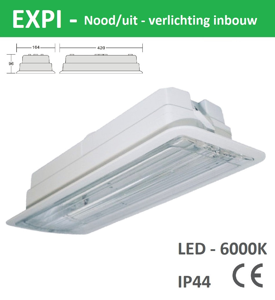 SEP EXPI nooduitarm. pl.inb. SMD20-LED