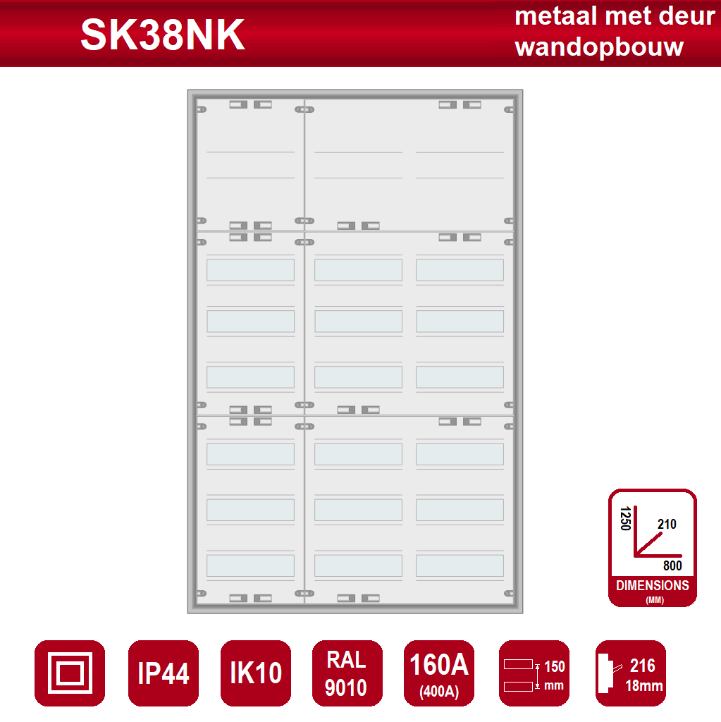 Schotman Elektro B.V. - SEP PRO SK38NK - 216 modulen met klemmenveld