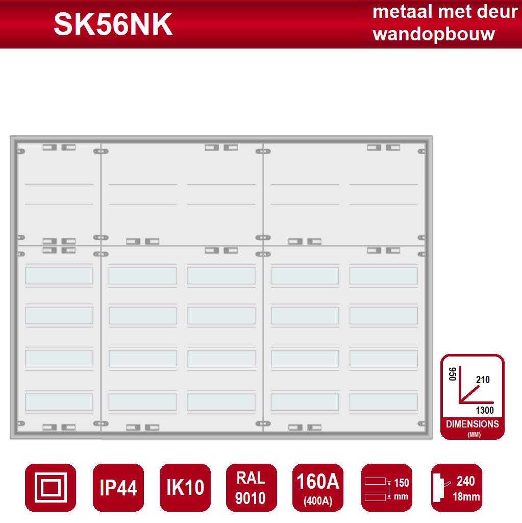 Schotman Elektro B.V. - SEP PRO SK56NK - 240 modulen met klemmenveld