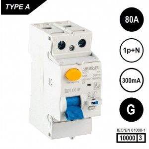 Schotman Elektro B.V. - SEP RCD1-2A-08030G - aardlekschakelaar 2p