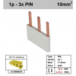 SEP P01003G00 Kam 1f PIN 3p 17,8mm