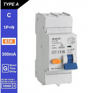 Schotman Elektro B.V. - SEP RCM1 1p+n C-karakteristiek 63A 10kA kortstondig vertraagd AG