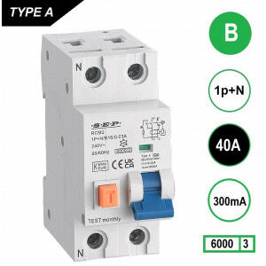 Schotman Elektro - SEP RCM2 aardlekautomaat B40A 6kA