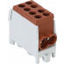 Schotman Elektro B.V. - SEP HDB-25/16 hoofdleidingaftakklem HLAK 1x25mm2-1x16mm2 bruin