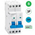 SEP INS36-3B20, installatieautomaat 3p B20 6kA, 36mm, 2 modulen