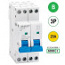 SEP INS36-3B25, installatieautomaat 3p B25 6kA, 36mm, 2 modulen