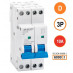SEP INS36-3D10, installatieautomaat 3p D10 6kA, 36mm, 2 modulen