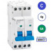 SEP INS36-4C06, installatieautomaat 4p C6 6kA, 36mm, 2 modulen