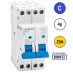 SEP INS36-4C25, installatieautomaat 4p C25 6kA, 36mm, 2 modulen