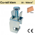 Schotman Elektro B.V. - SEP KK185-10 Cu-railklem, 35-185mm2, 448A