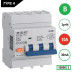 Schotman Elektro B.V. - SEP RCM4 3p+n B 10A 30mA 10kA aardlekautomaat