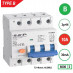 Schotman Elektro B.V. - SEP RCMB type B aardlekautomaat, 3p+n, B, 10A, 30mA, 6kA